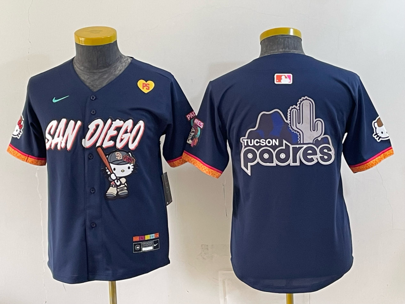 Youth San Diego Padres blank blue Nike 2026 MLB Jersey 0831002->youth mlb jersey->Youth Jersey